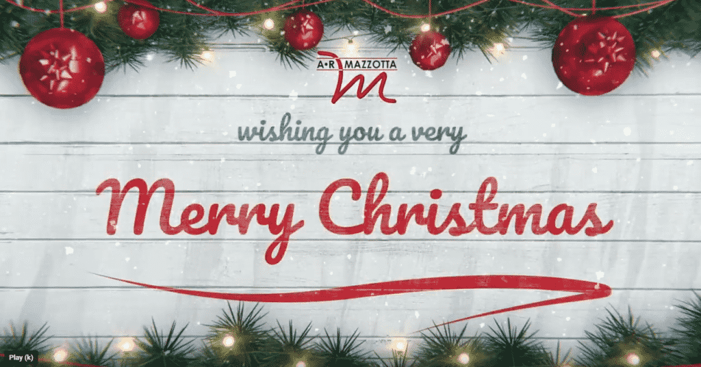 Merry Christmas from A.R. Mazzotta