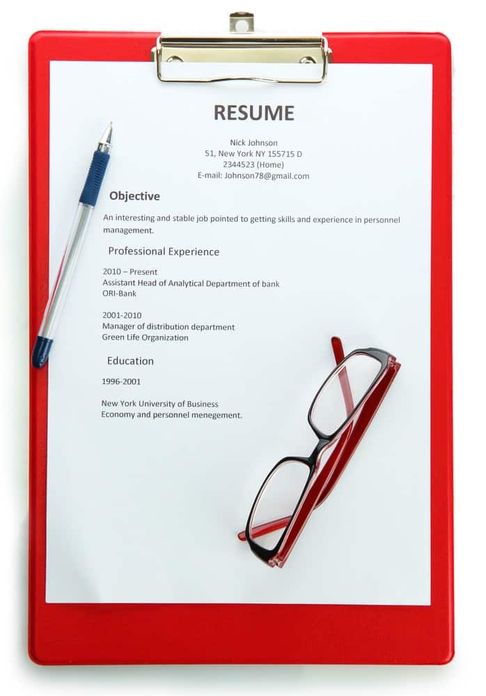 Resume red flags